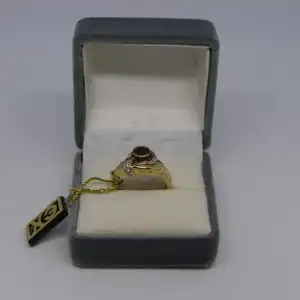 R50 - Goldring mit Edelsteinen – Ring – 14 Karat – 585 Echtgold – Goldring