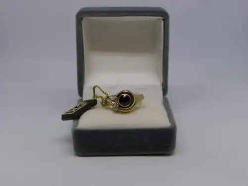 R50 - Goldring mit Edelsteinen – Ring – 14 Karat – 585 Echtgold – Goldring