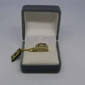 R51 - Goldring mit Edelsteinen – Ring – 14 Karat – 585 Echtgold – Goldring