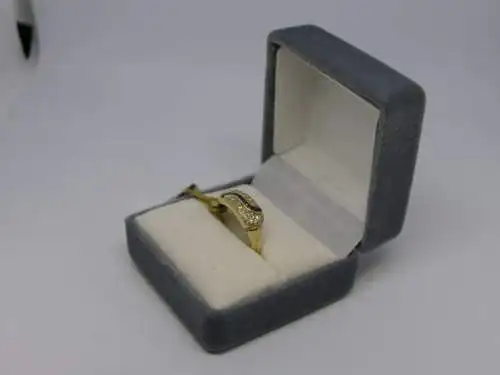 R51 - Goldring mit Edelsteinen – Ring – 14 Karat – 585 Echtgold – Goldring