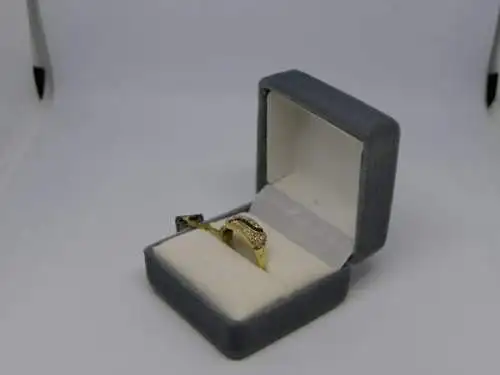 R52 - Goldring mit Edelsteinen – Ring – 14 Karat – 585 Echtgold – Goldring