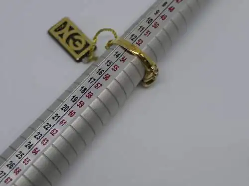 R54 - Goldring mit Edelsteinen – Ring – 14 Karat – 585 Echtgold – Goldring