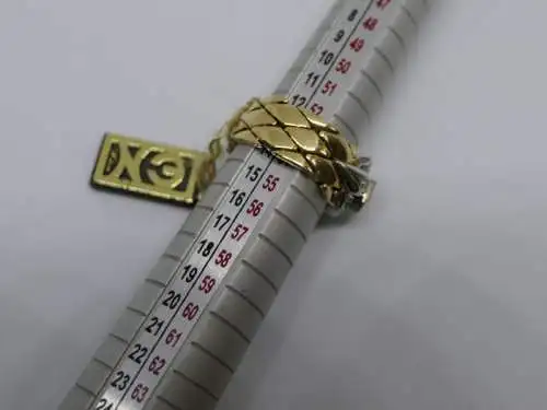 R55 - Goldring mit Edelsteinen – Ring – 14 Karat – 585 Echtgold – Goldring