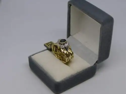 R56 - Goldring mit Edelsteinen – Ring – 14 Karat – 585 Echtgold – Goldring