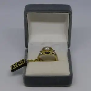 R58 - Goldring - Diamant – Ring – 14 Karat – 585 Echtgold –