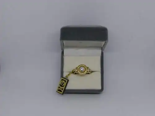R58 - Goldring - Diamant – Ring – 14 Karat – 585 Echtgold –