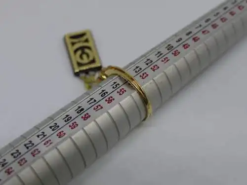 R101 - Goldring mit Edelsteinen - 14 Karat - 585 Echtgold - Goldring