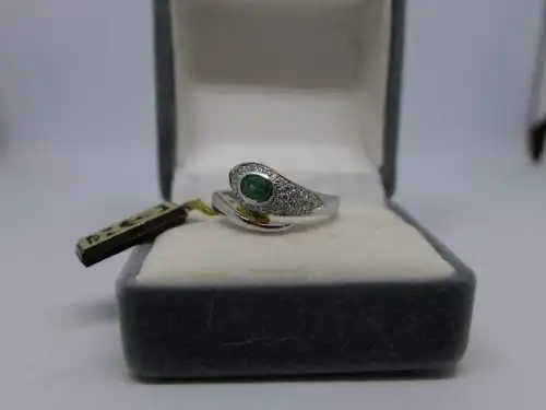 R103 - Goldring mit Edelsteinen – Ring – 14 Karat – 585 Echtgold – Goldring