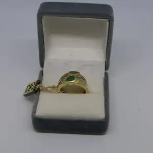 R105 - Goldring mit Edelsteinen – Ring – 14 Karat – 585 Echtgold – Goldring