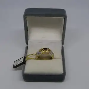 R107 - Goldring mit Edelstein – Ring – 14 Karat – 585 Echtgold – Goldring
