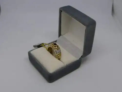 R107 - Goldring mit Edelstein – Ring – 14 Karat – 585 Echtgold – Goldring