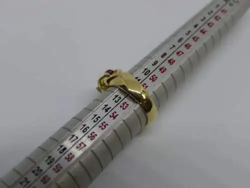 R110 - Goldring mit Edelsteinen – Ring – 14 Karat – 585 Echtgold – Goldring