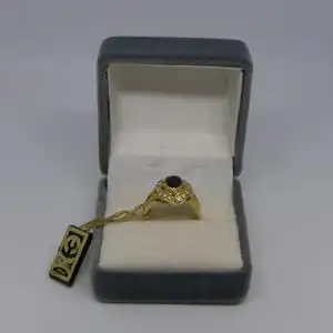 R119 - Goldring mit Edelsteinen – Ring – 14 Karat – 585 Echtgold – Goldring