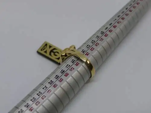 R118 - Goldring mit Edelsteinen – Ring – 14 Karat – 585 Echtgold – Goldring