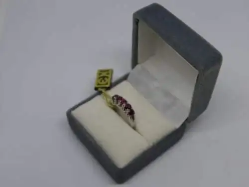 R123 - Goldring mit Rubin – Ring – 14 Karat – 585 Echtgold – Goldring