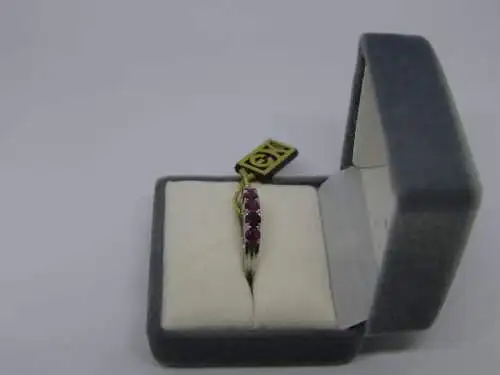 R123 - Goldring mit Rubin – Ring – 14 Karat – 585 Echtgold – Goldring