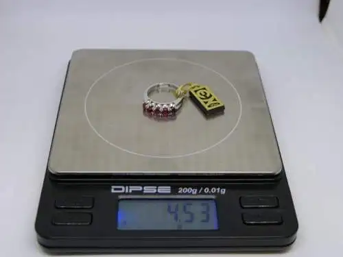 R123 - Goldring mit Rubin – Ring – 14 Karat – 585 Echtgold – Goldring