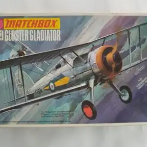 Matchbox - Gloster Gladiator-1:72-PK-8 - Modellflieger-OVP-1276