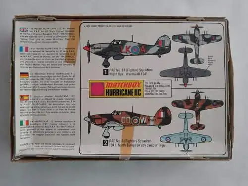 Matchbox - Hurricane IIC-1/72-Modellflieger-OVP-1277