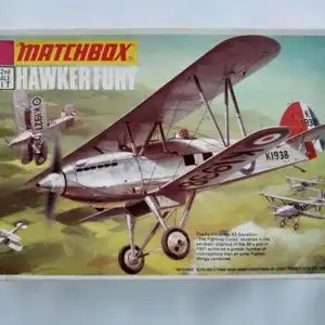 Matchbox - Hawker Fury-1/72-PK 1-Modellflieger-OVP-1274