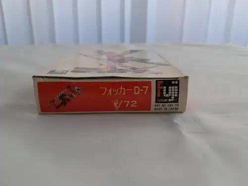 Fuji - Fokker D-VII-1/72-085 50-Bauteile versiegelt-Modellflieger-OVP-1269