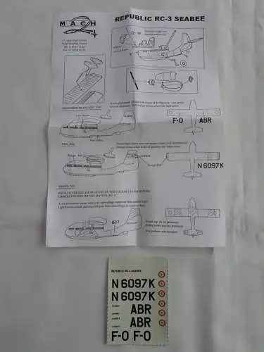 MACH Republic RC-3 Seabee-1/72-GP.027-Modellflieger-OVP-1257