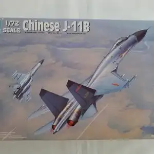Trumpeter Chinese J-11B-1/72-01662-Bauteile versiegelt-Modellflieger-OVP-1250