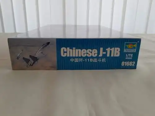 Trumpeter Chinese J-11B-1/72-01662-Bauteile versiegelt-Modellflieger-OVP-1250
