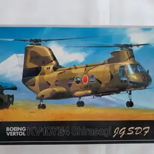 Fujimi Boeing Vertol KV-107II-4 Shirasagi JGSDF-1:72-7AH1-Modellflieger-OVP-1247