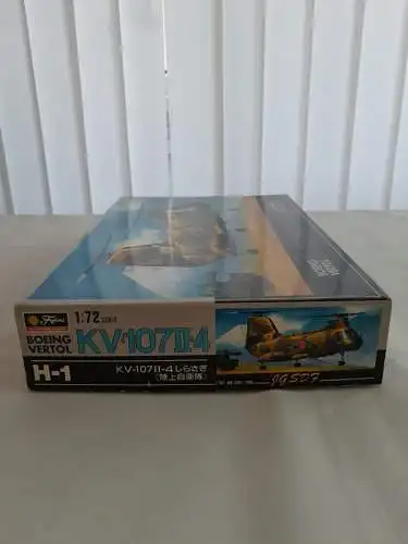 Fujimi Boeing Vertol KV-107II-4 Shirasagi JGSDF-1:72-7AH1-Modellflieger-OVP-1247