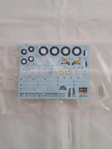 Hasegawa-Beaufighter Mk.21 `Green Ghost Part 2´-1:72-00943-Modellflieger-OVP-1241