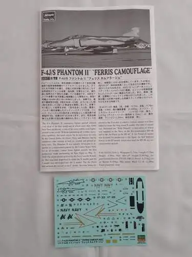 Hasegawa F-4J/S Phantom II `Ferris Camouflage´-1:72-00911-Modellflieger-OVP-1239