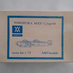 A & V models - Yokosuka MXY-7, type43-Resin Kit 1/72-Modellflieger-OVP-1231