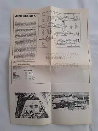 A & V models - Yokosuka MXY-7, type43-Resin Kit 1/72-Modellflieger-OVP-1231