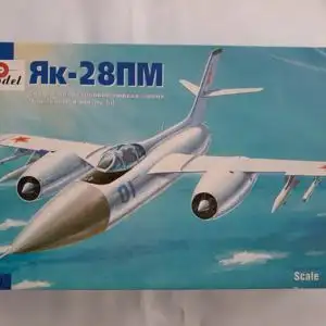 Amodel Yak-28PM-1:72-7244-Modellflieger-OVP-1228