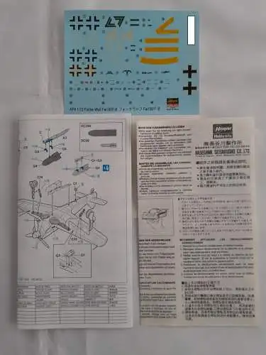Hasegawa Focke-Wulf Fw190F-8-1:72-51304-Modellflieger-OVP-1206