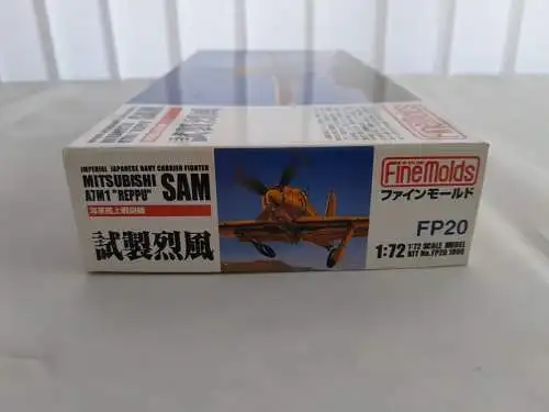Fine Molds Mitsubishi A7M1 "Reppu" Sam-1:72-FP20-Bauteile versiegelt-Modellflieger-OVP-1205