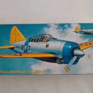 Hasegawa F2A-2 Buffalo `U.S. Navy´-1:72-51345-Modellflieger-OVP-1204
