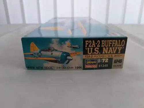 Hasegawa F2A-2 Buffalo `U.S. Navy´-1:72-51345-Modellflieger-OVP-1204