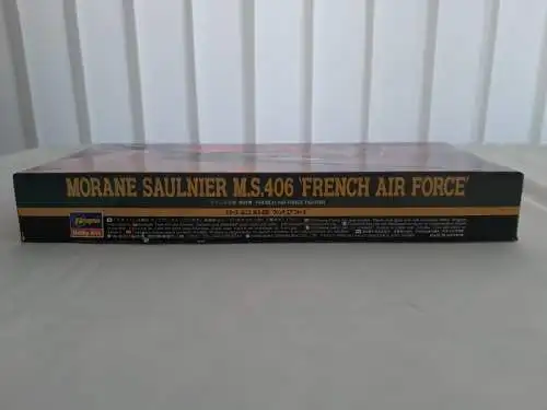 Hasegawa Morane Saulnier M.S.406 `French Air Force´-1:72-51319-Modellflieger-OVP-1202
