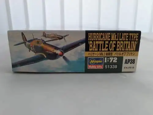 Hasegawa Hurricane Mk.I Late Type "Battle of Britain"-1:72-51338-Modellflieger-OVP-1201