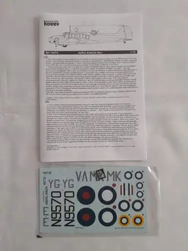 Special Hobby Avro Anson Mk.I "Late Version in RAF Service"-1:72-SH72074-Modellflieger-OVP-1198