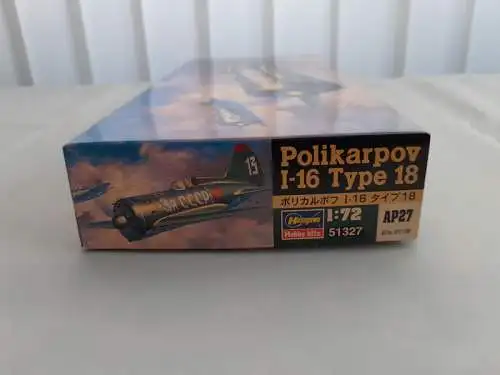 Hasegawa Polikarpov I-16 Type 18-1:72-51327 (AP27)-Modellflieger-OVP-1196