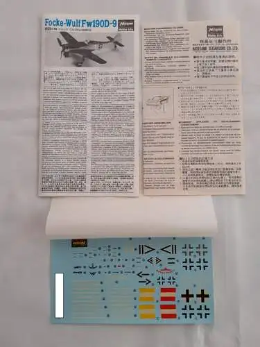Hasegawa Focke-Wulf Fw190D-9-1:72-51036 (AP6)-Modellflieger-OVP-1194