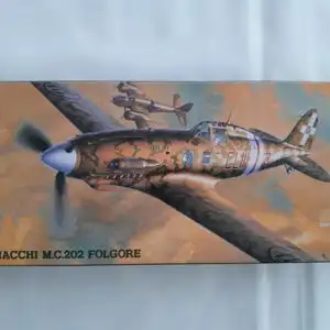 Hasegawa Macchi M.C.202 Folgore-1:72-51302-Modellflieger-Bauteile versiegelt-OVP-1192