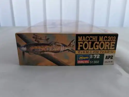 Hasegawa Macchi M.C.202 Folgore-1:72-51302-Modellflieger-Bauteile versiegelt-OVP-1192