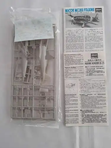 Hasegawa Macchi M.C.202 Folgore-1:72-51302-Modellflieger-Bauteile versiegelt-OVP-1192