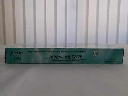 Azur Arsenal VG 33/39-1:72-006-Bauteile versiegelt-Modellflieger-OVP-1187
