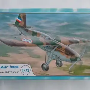 Azur Ikarus IK-2 "VVKJ"-1:72-FR015-Modellflieger-OVP-1185