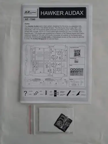 AZ model Hawker Audax Mk. I-1:72-AZ 7240-Modellflieger-OVP-1178